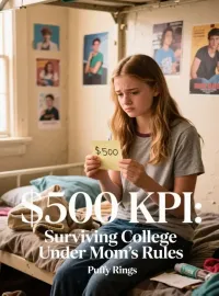 $500 KPI: Surviving College Under Mom's Rules Novel Cover