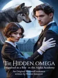 THE HIDDEN OMEGA: Disguised As A Boy In The Alpha Academy  Novel Cover