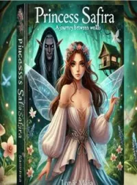 Capa do Romance Princesa Safira Uma Viagem entre Mundos