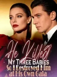He Killed My Three Babies , So I Destroyed Him at His Own Gala Novel Cover