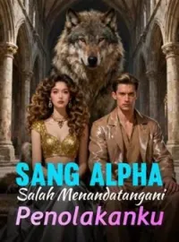 Sampul Novel Sang Alpha Salah Menandatangani Penolakanku