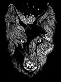 Capa do Romance Entre Corvos e Lobos