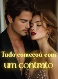Capa do Romance Tudo começou com um contrato