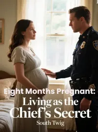 Eight Months Pregnant: Living as the Police Chief's Secret Novel Cover