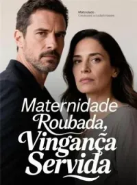 Capa do Romance Maternidade Roubada, Vingança Servida