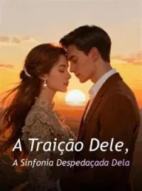 Capa do Romance A Traição Dele, A Sinfonia Despedaçada Dela