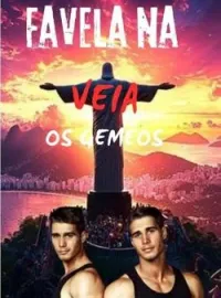 Capa do Romance Favela na veia - Os gêmeos 