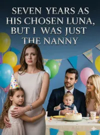 Seven Years as His Chosen Luna, But I Was Just the Nanny Novel Cover