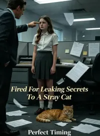 Fired For Leaking Secrets To A Stray Cat Novel Cover