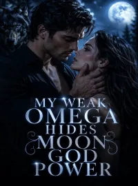 Weak Omega Hides Moon God Power Novel Cover