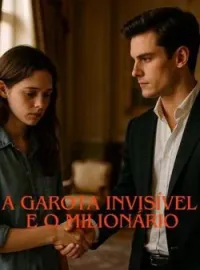 Capa do Romance A Garota Invisível e o Milionário
