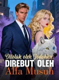 Sampul Novel Ditolak oleh Jodohku, Direbut oleh Alfa Musuh