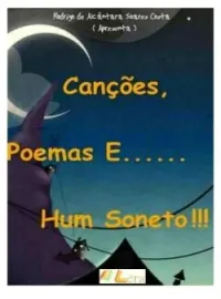 Capa do Romance Canções Poemas e Hum Soneto