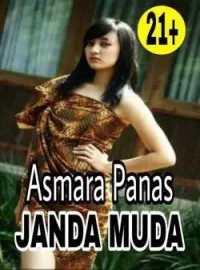 Sampul Novel Asmara Panas JANDA MUDA 