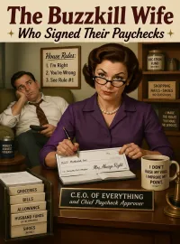 The Buzzkill Wife Who Signed Their Paychecks Novel Cover