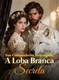 Capa do Romance Sua Companheira Indesejada, A Loba Branca Secreta