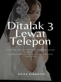 Sampul Novel Ditalak Tiga Lewat Telepon