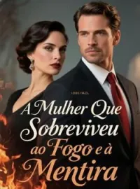 Capa do Romance A Mulher Que Sobreviveu ao Fogo e à Mentira