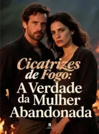 Capa do Romance Cicatrizes de Fogo: A Verdade da Mulher Abandonada